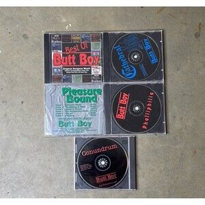 Lot of 5 New Butt Boy CD Phalliphilia Conundrum Cathedral Pleasure Bound Best of